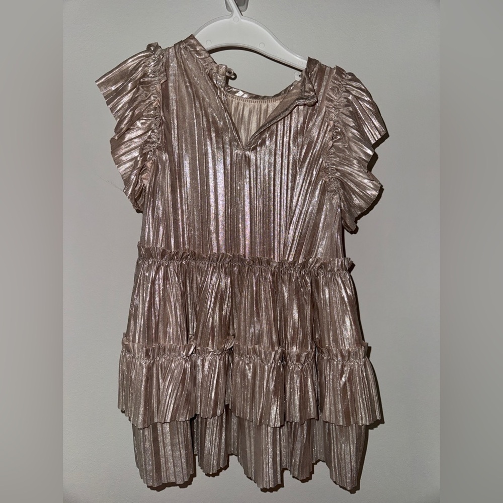 Crewcuts Shiny Pink Dress - Picture 2 of 3